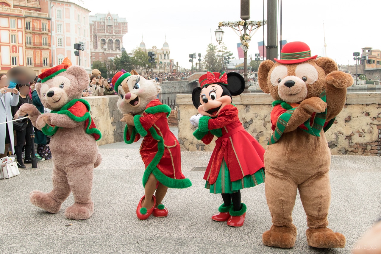 ダッフィー コスチューム パーフェクト・クリスマス クリスマスコスチューム 赤と緑のパーフェクトクリスマスコスチューム☆ダッフィーの