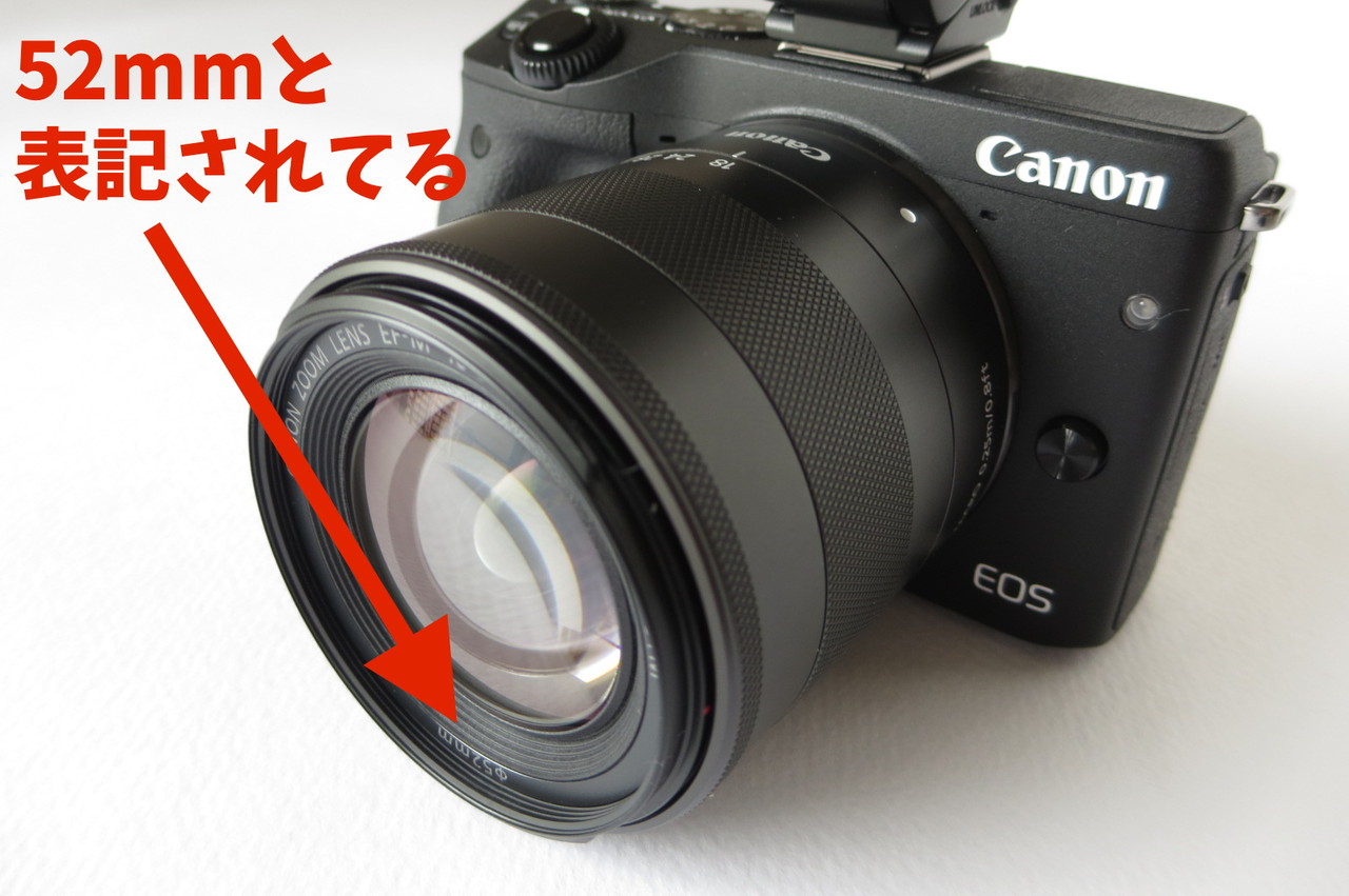 Canon EOS M5・kiss Mなど一眼レンズを保護するプロテクターやフードは 